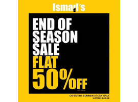 ismail's End Of Season Sale FLAT 50% OFF